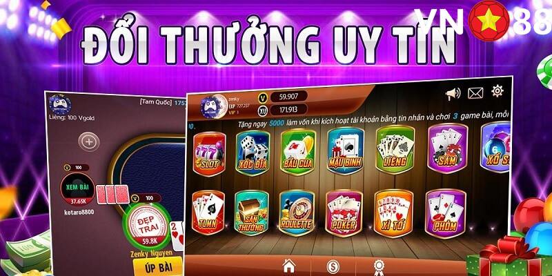 Game bài đổi thưởng tại VN88 được đầu tư cả về chất lượng lẫn hình ảnh