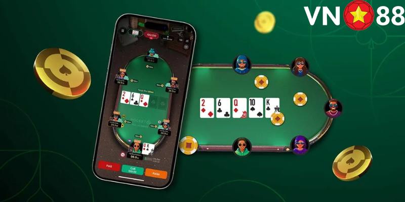 Quy trình chơi Poker qua vòng cược 1